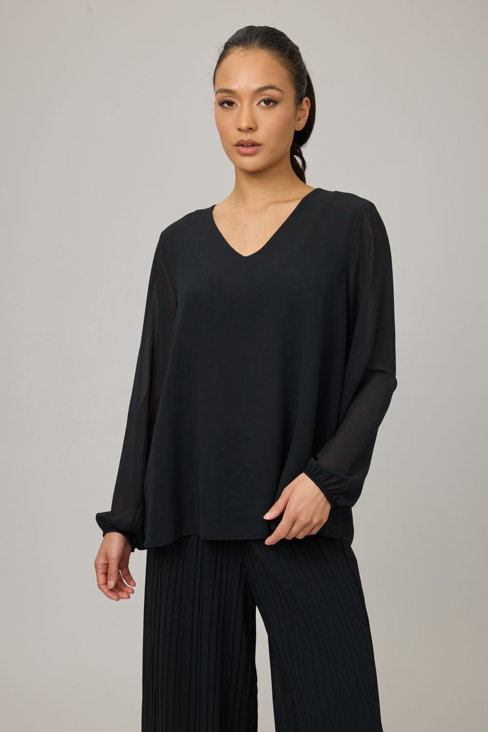 PISTACHE Blouse Gorgette 424207-BH