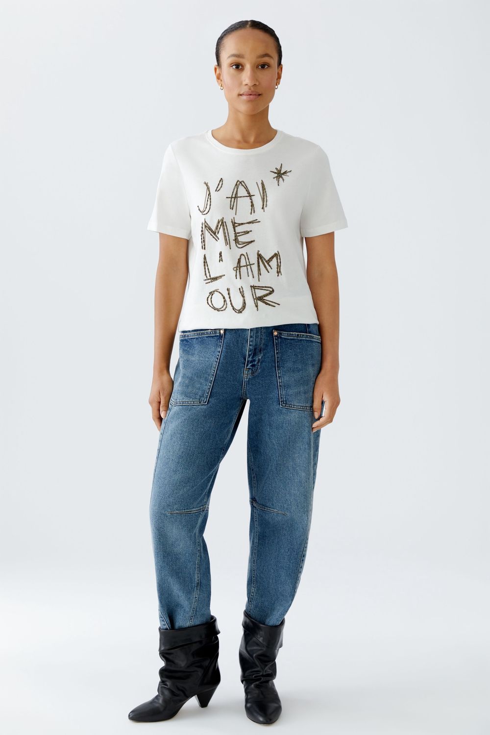 OUI T-shirt &#39;&#39;J&#39;aime l&#39;amour&#39;&#39; 94211