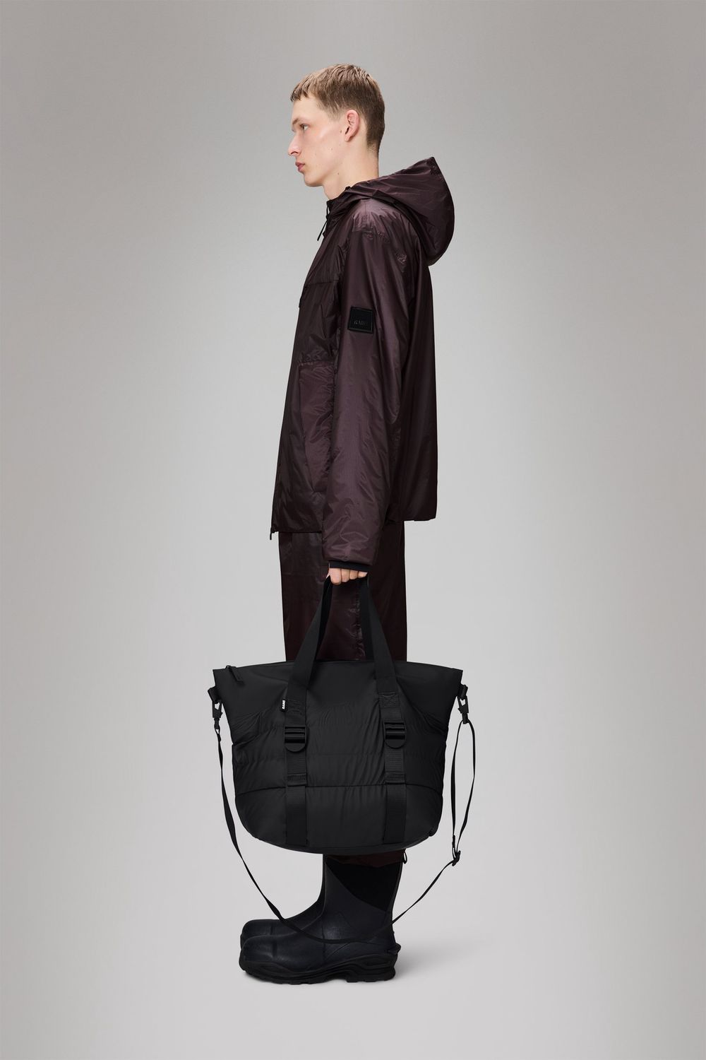 RAINS Puffer Mix Tote Bag Mini W3  14010