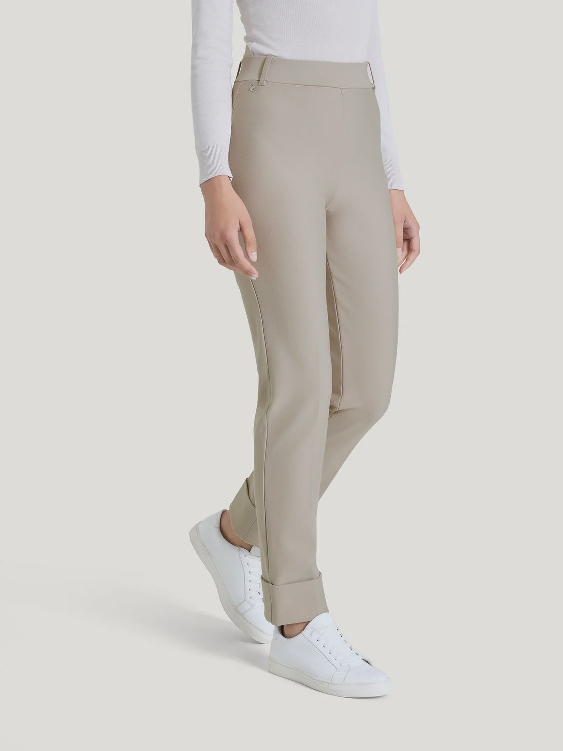 RAGNO Pants D091PW – Straight Slim in Compact