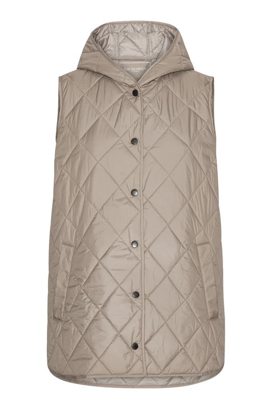 ILSE JACOBSEN Quilted Long Vest BEAT02