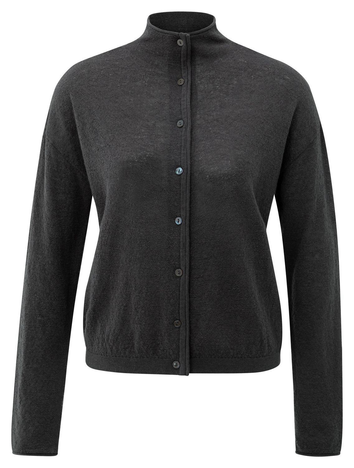 YAYA – Textured Cardigan with High Neckline (01-010123-509)