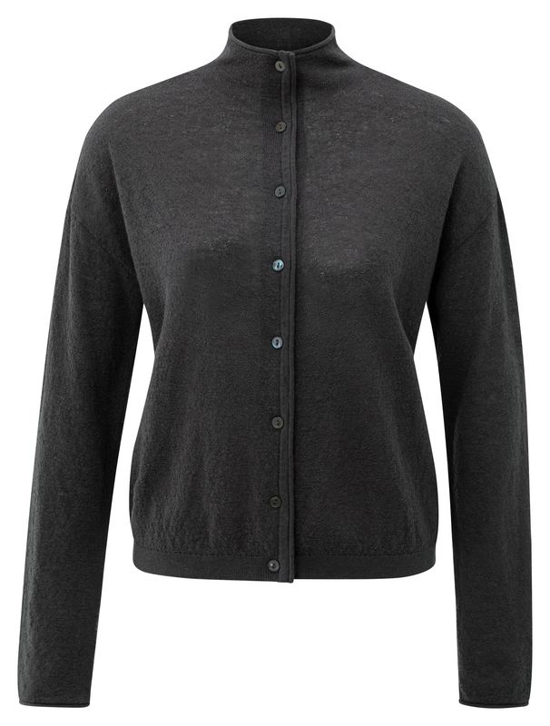 YAYA – Textured Cardigan with High Neckline (01-010123-509)