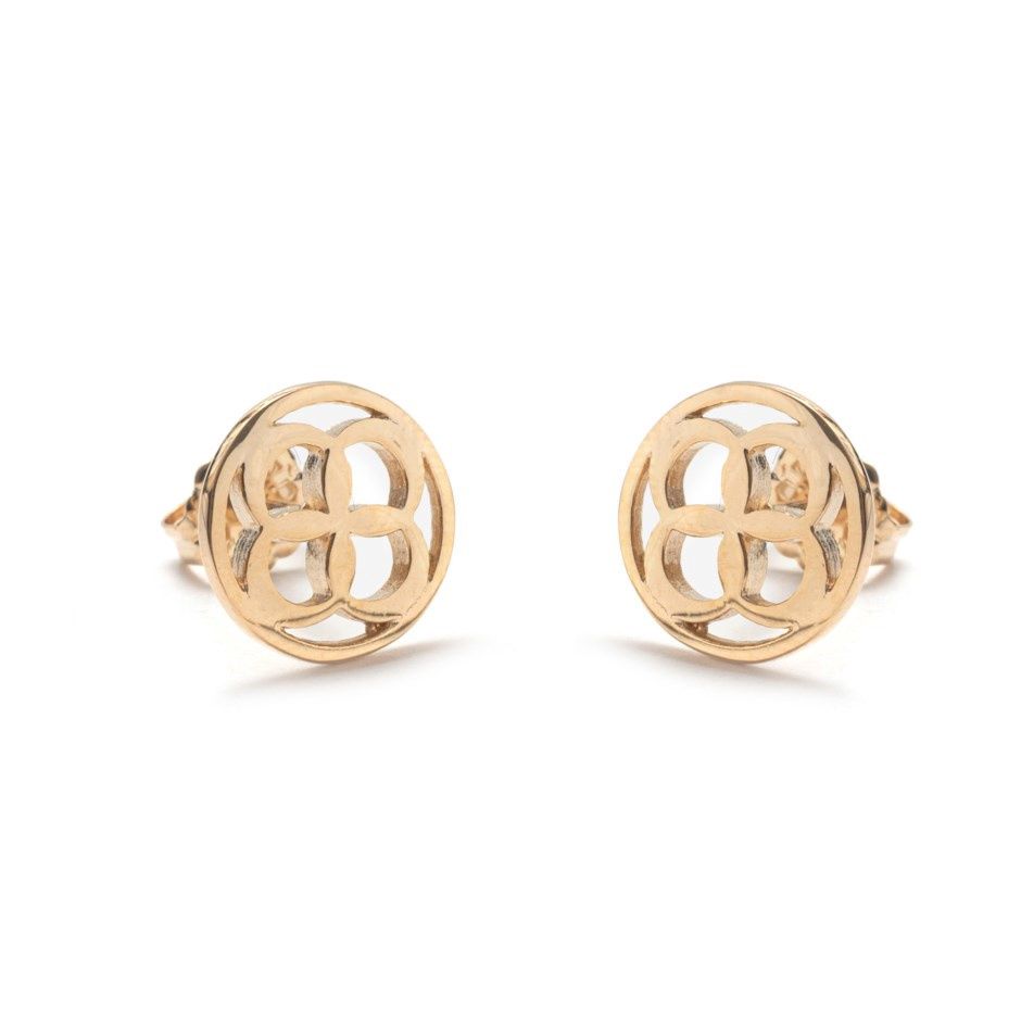 BEBLUE Earrings 1637-SLV Red Velvet, Material: Or
