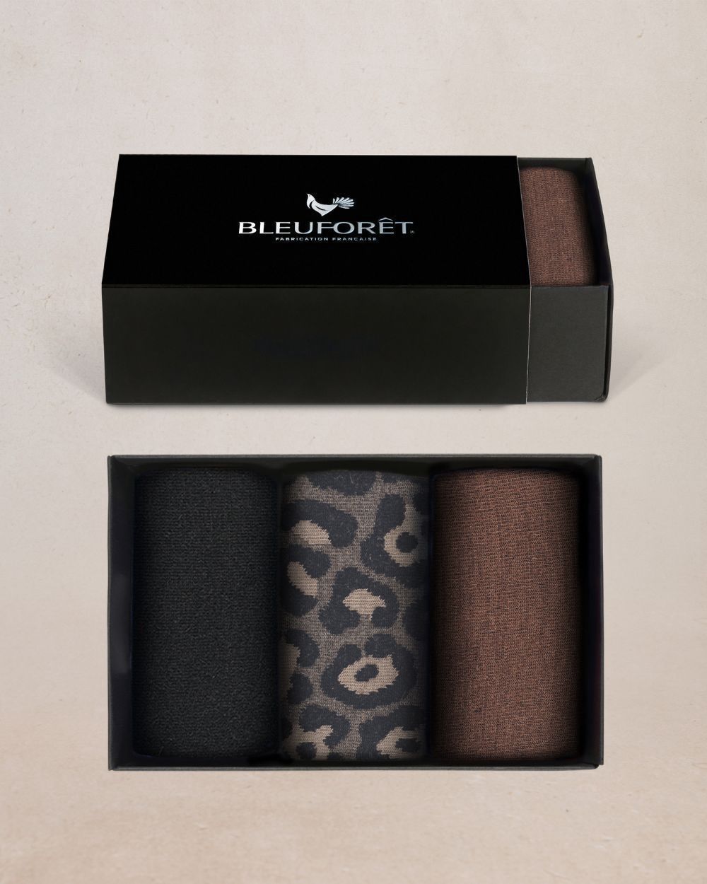 BLEU FORET Wild Elegance Gift Box – Fine Wool Socks 6590