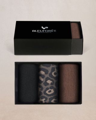 BLEU FORET Wild Elegance Gift Box – Fine Wool Socks 6590