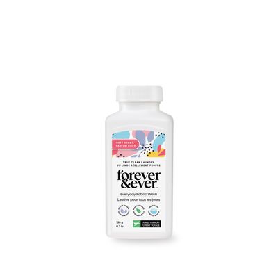 FOREVER &amp; EVER Powder Laundry Soap – Travel Size, Soft Scent (#02200)