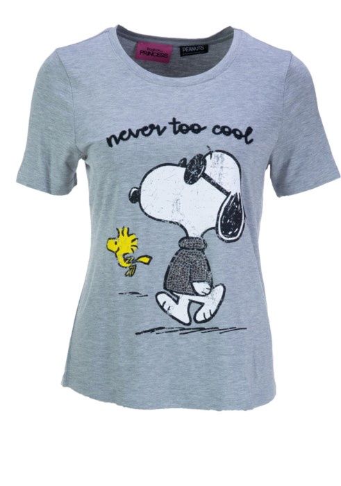 PRINCESS GOES HOLLYWOOD – T-shirt 251822961 (Snoopy “Never Too Cool”)