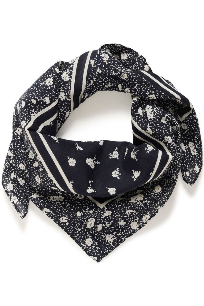 PART TWO – PhiPWSC Scarf 30309304 – 100 % Cotton, Colour: Dark Navy Fragile