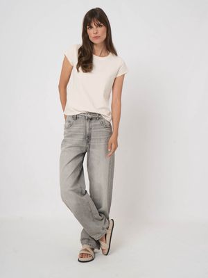 REPEAT T-shirt en maille coton manches courtes 500284