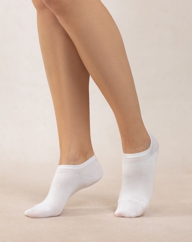 BLEU FORET Mercerized Cotton Mini Socks 6757