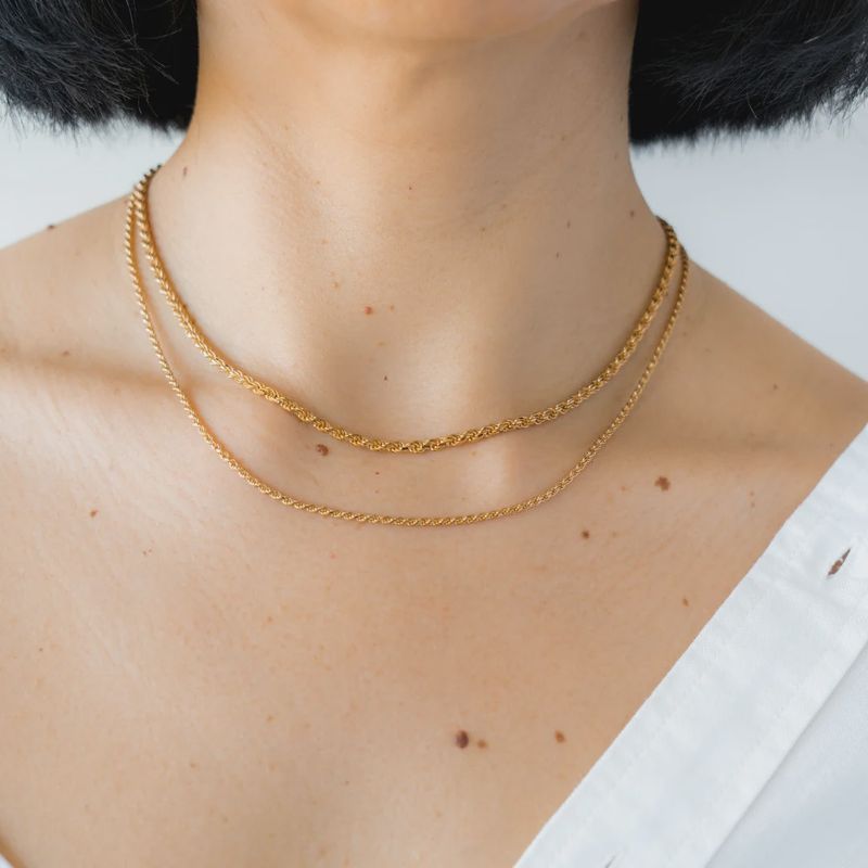 BEBLUE Chaîne Be Enlaced BCHENLAC-GLD