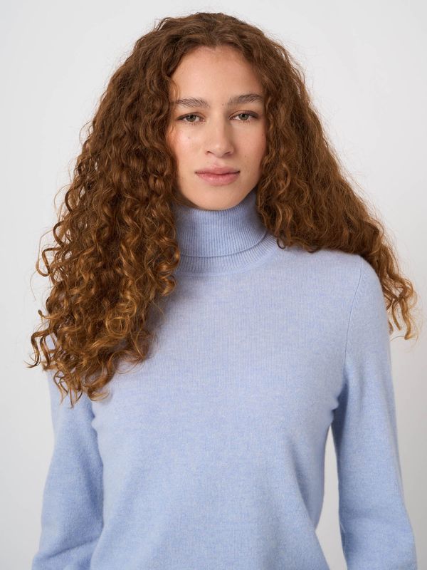 REPEAT Organic Cashmere Turtleneck Pullover 100512
