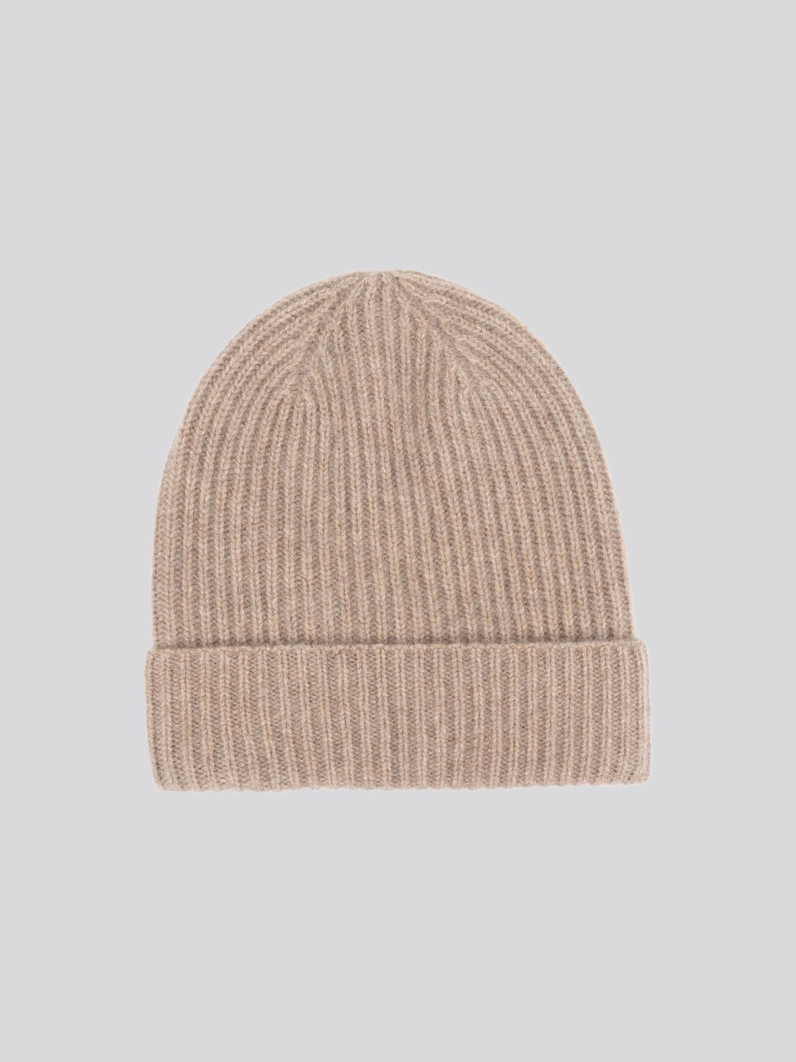 REPEAT 100% Cashmere cap 700534, Colour: Sand, Size: 0