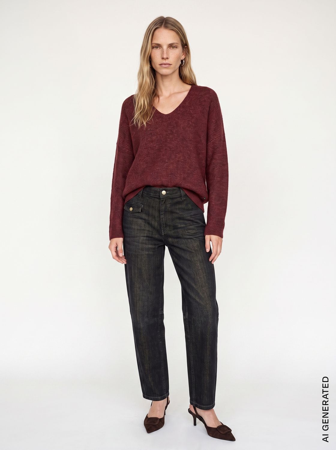 MOS MOSH MMThora V-Neck Knit 153900
