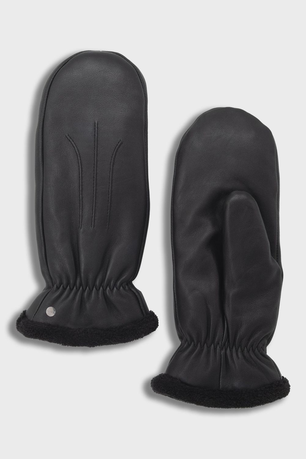 BRUME Mitaines en cuir Sutton BRL1944M, Colour: Noir, Size: S/M