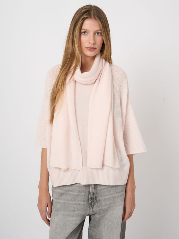 REPEAT 100% Organic Cashmere Knitted Scarf 700502