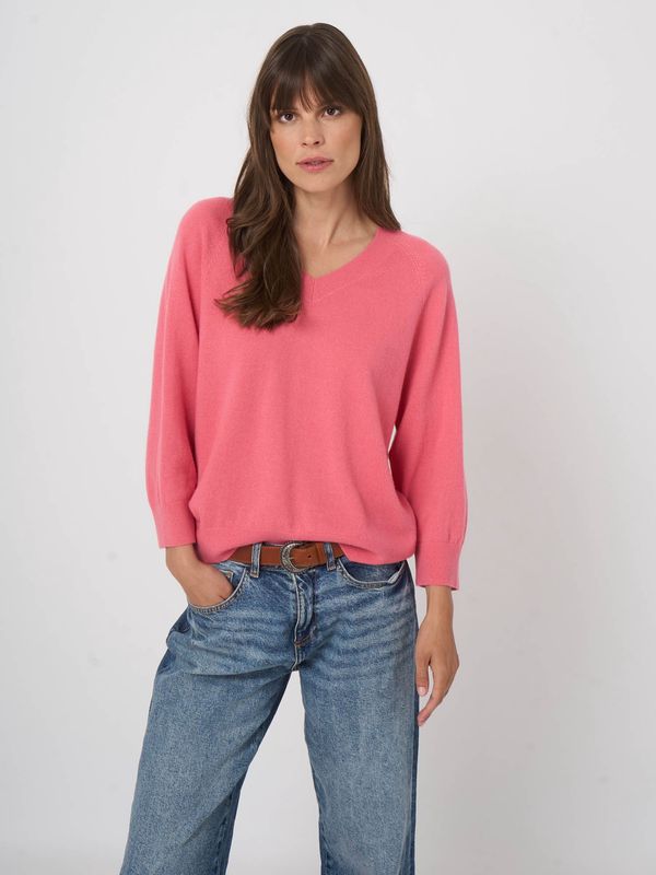 REPEAT 100% Organic Cashmere Knitted Pullover 104546
