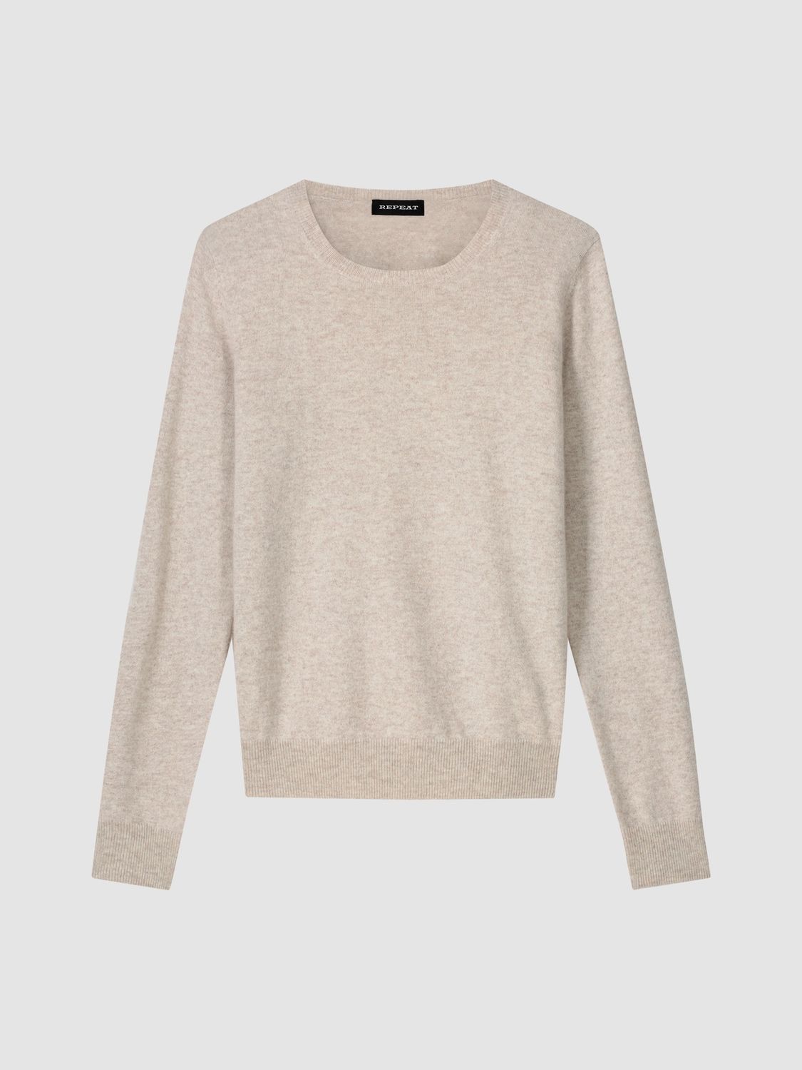 REPEAT 100% Organic Cashmere Knitted Pullover 100528