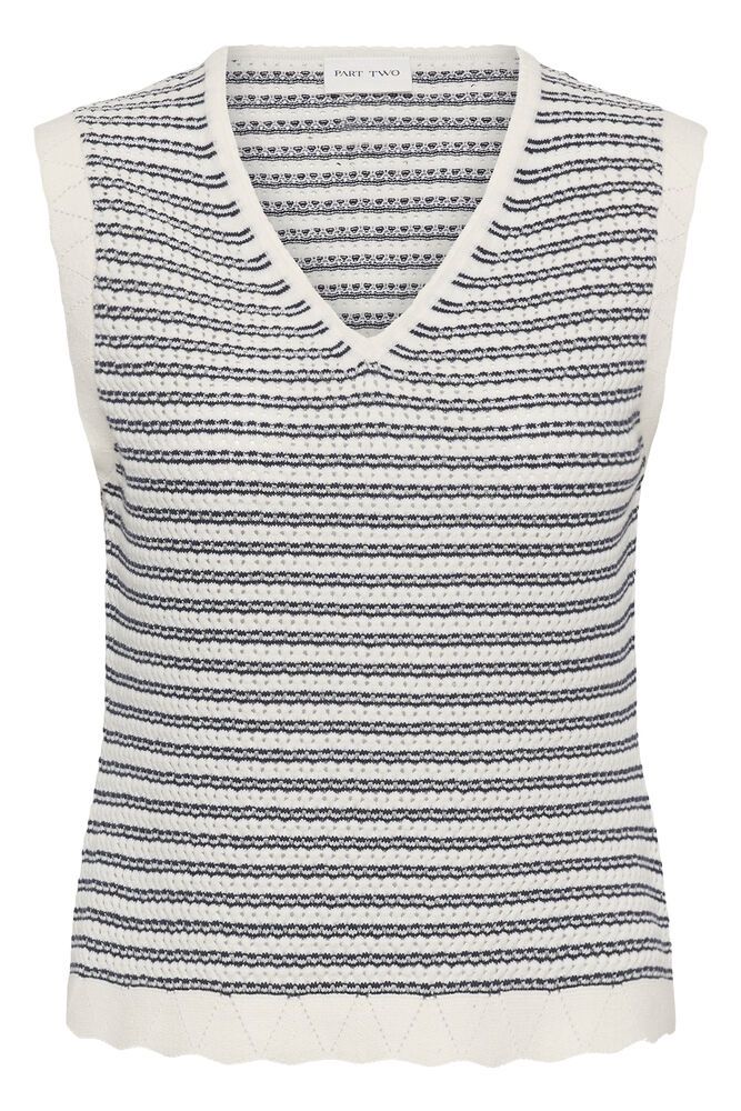 BolissaPW Sleeveless Knit 30310578, Colour: After Midnight Stripe, Size: XS