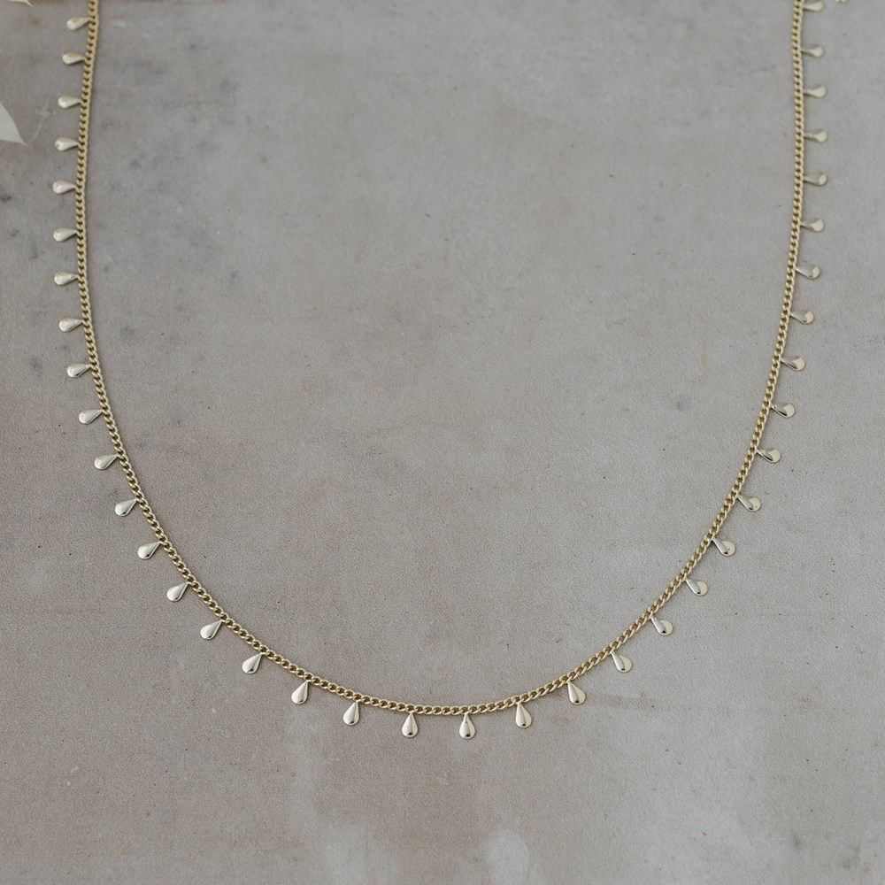 GLEE Jewelry Caprice Necklace, Material: Or / Gold