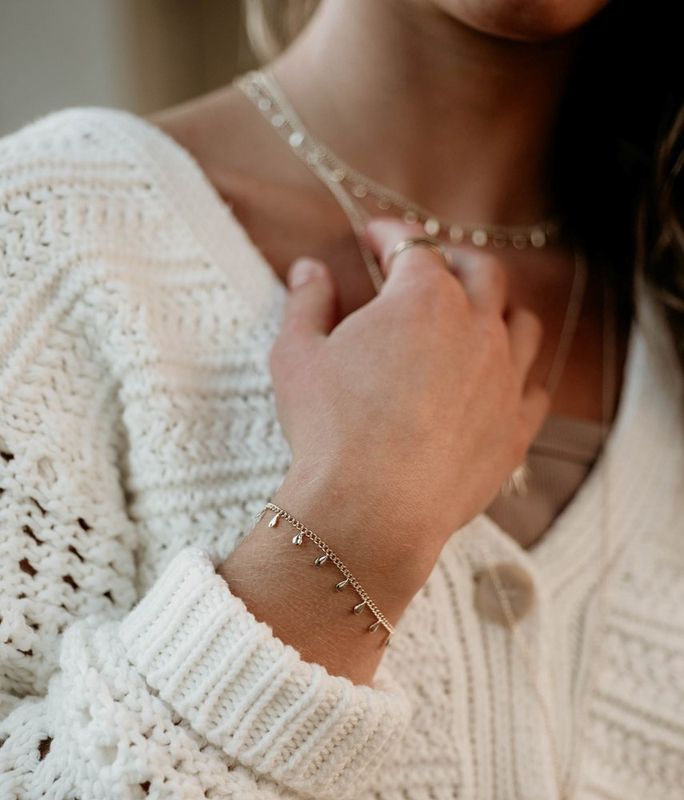 GLEE Jewelry Caprice Fringe Bracelet