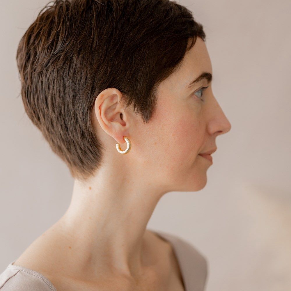 GLEE Jewelry Ample Hoops