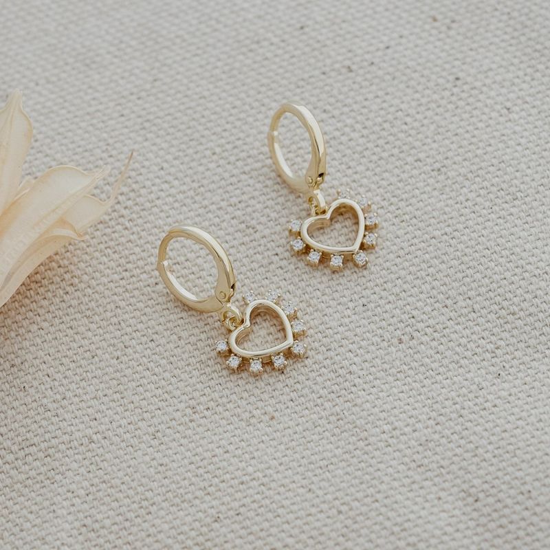 GLEE Jewelry I’ve Got a Crush Hoops (Gold or Silver)