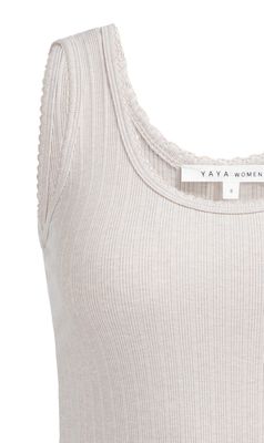 YAYA Débardeur côtelé 01-729049