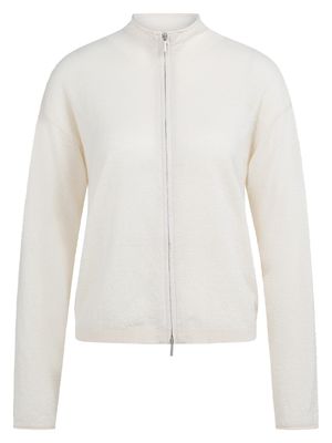 YAYA Cardigan texturé à col montant et fermeture éclair  01-010143