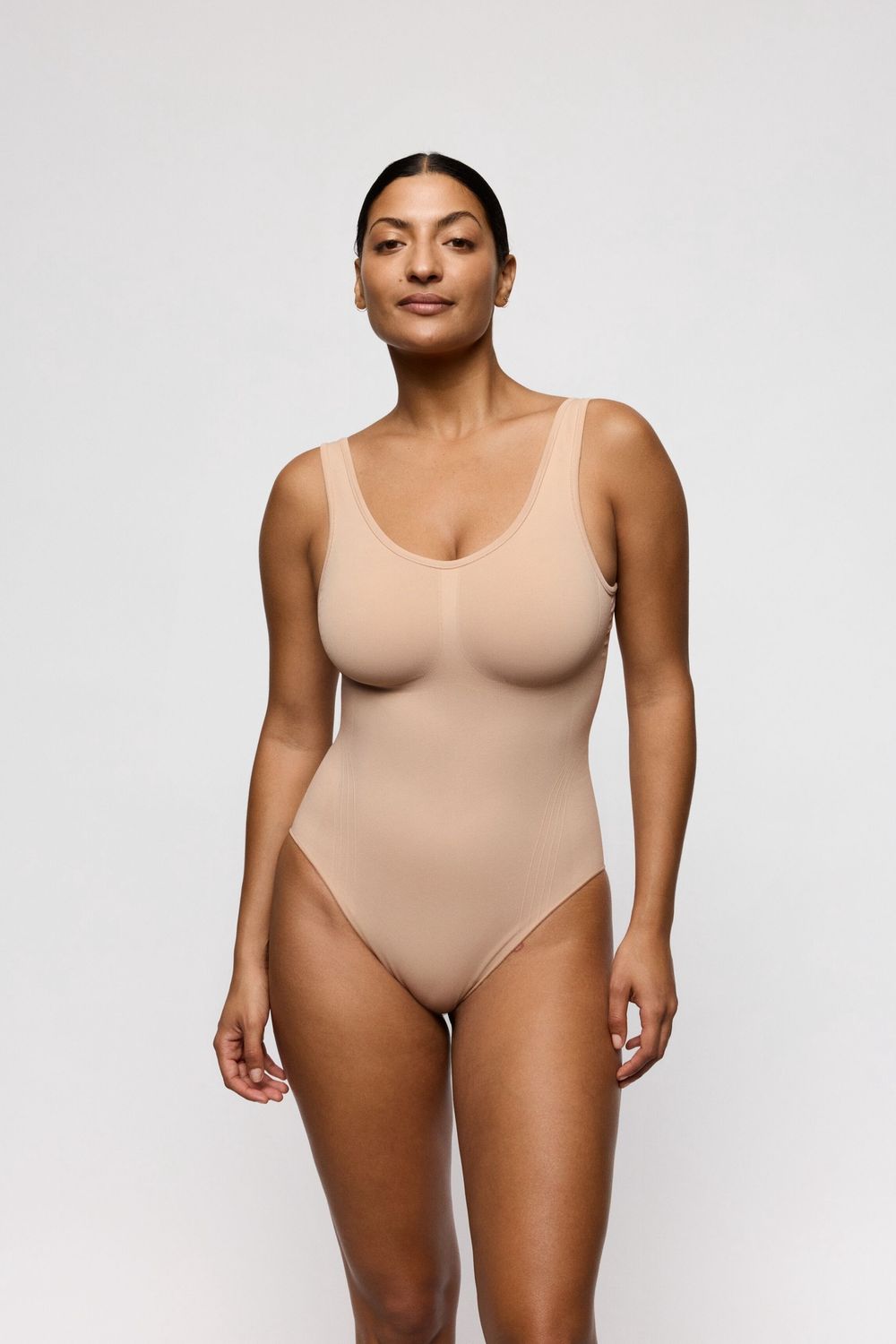 PRIMADONNA Nudda Shapewear body 0463610, Colour: Caffé latté, Size: 38C-D