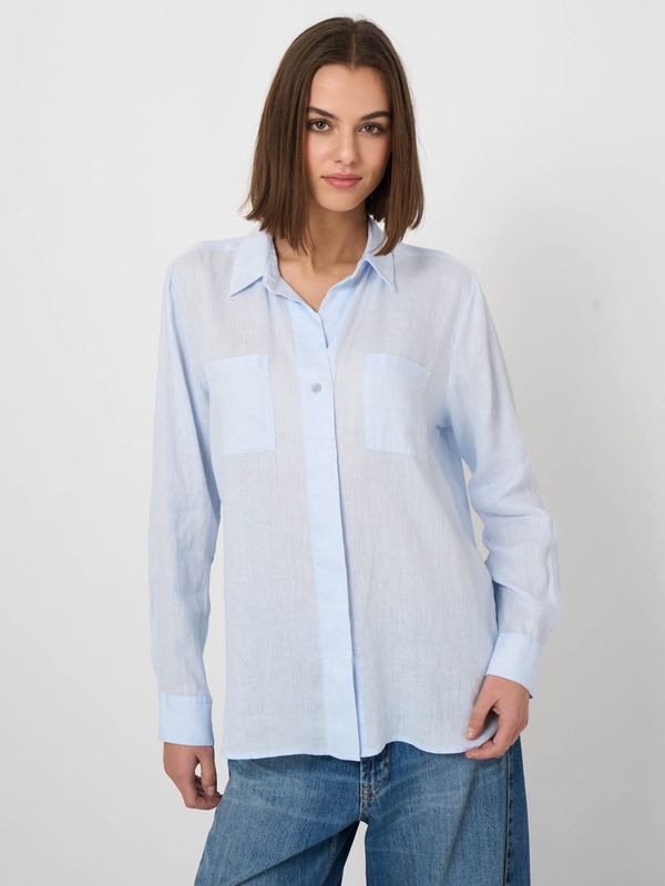 REPEAT Linen Woven Blouse 600456