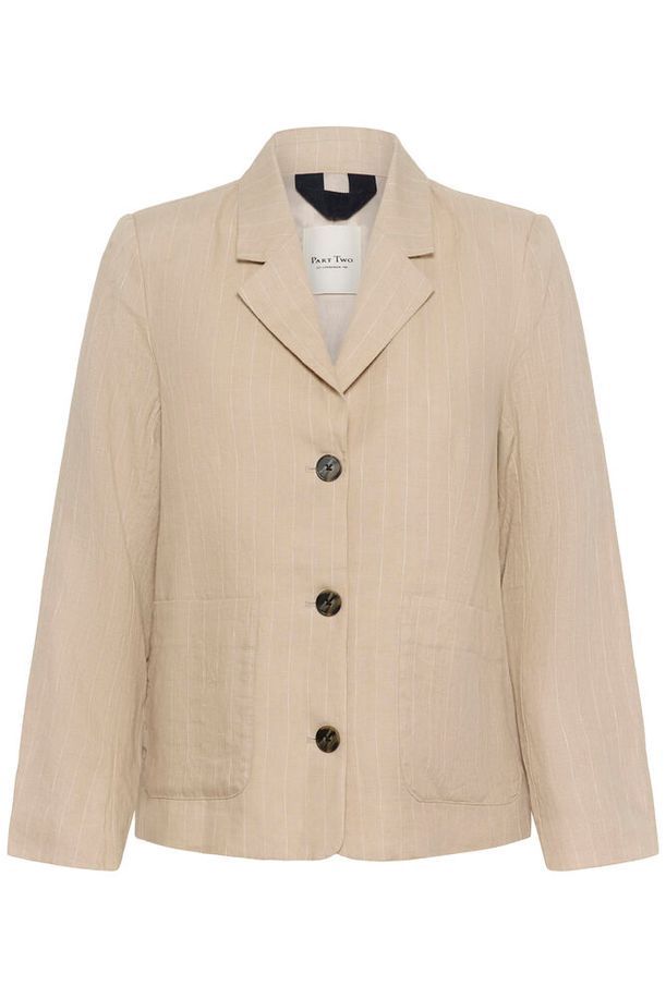 Part Two AlitaPWBZ Veston 30310442, Colour: Neutral Pinstripe, Size: 34