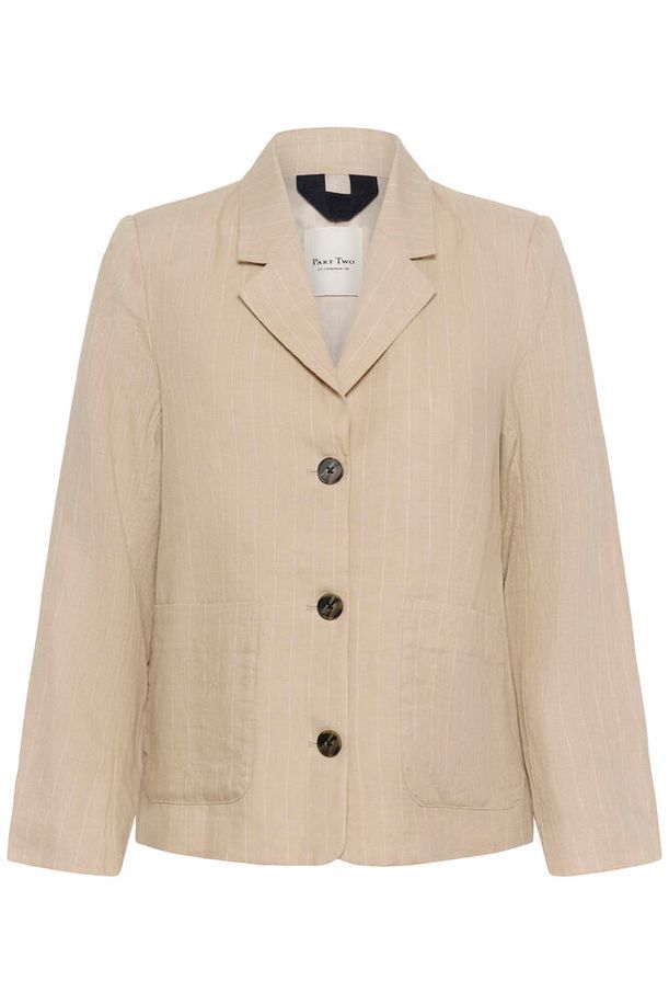 Part Two AlitaPWBZ Veston 30310442, Colour: Neutral Pinstripe, Size: 34