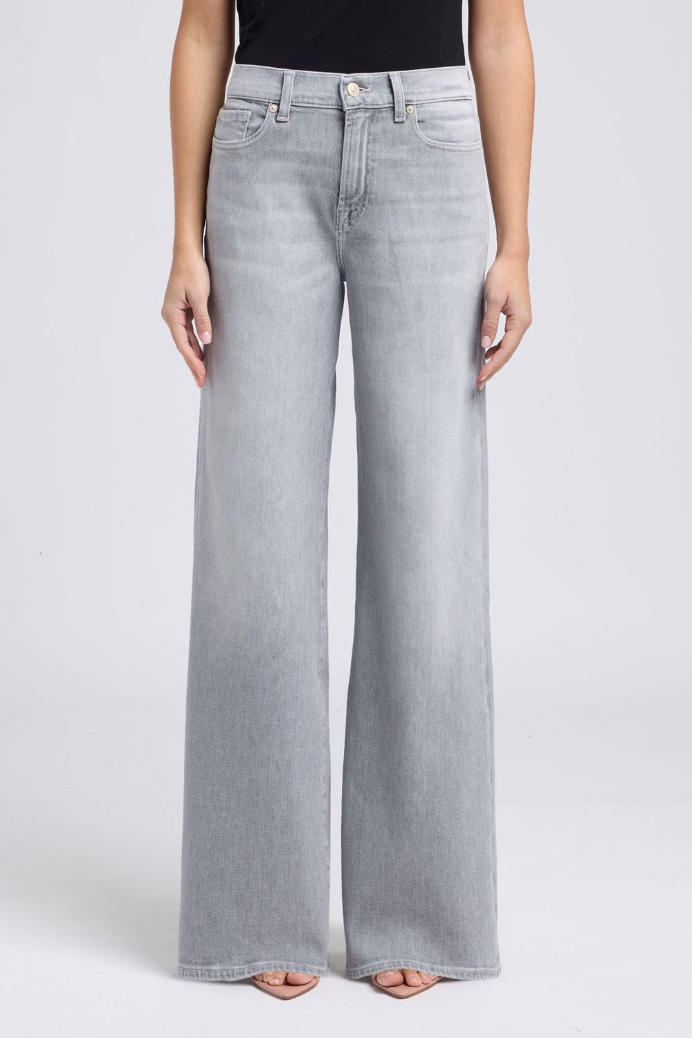 7 For All Mankind Lotta Silver Wash Jeans 7UG20C66