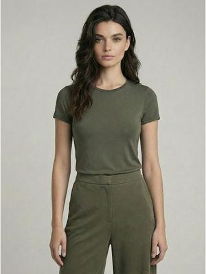 Majestic Filatures  SOFT	TOUCH T-shirt E12-010