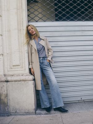 MOS MOSH MMMarlena Puddle Wide-Leg Jeans 176640