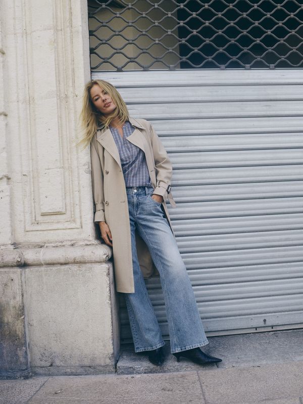 MOS MOSH MMMarlena Puddle Wide-Leg Jeans 176640