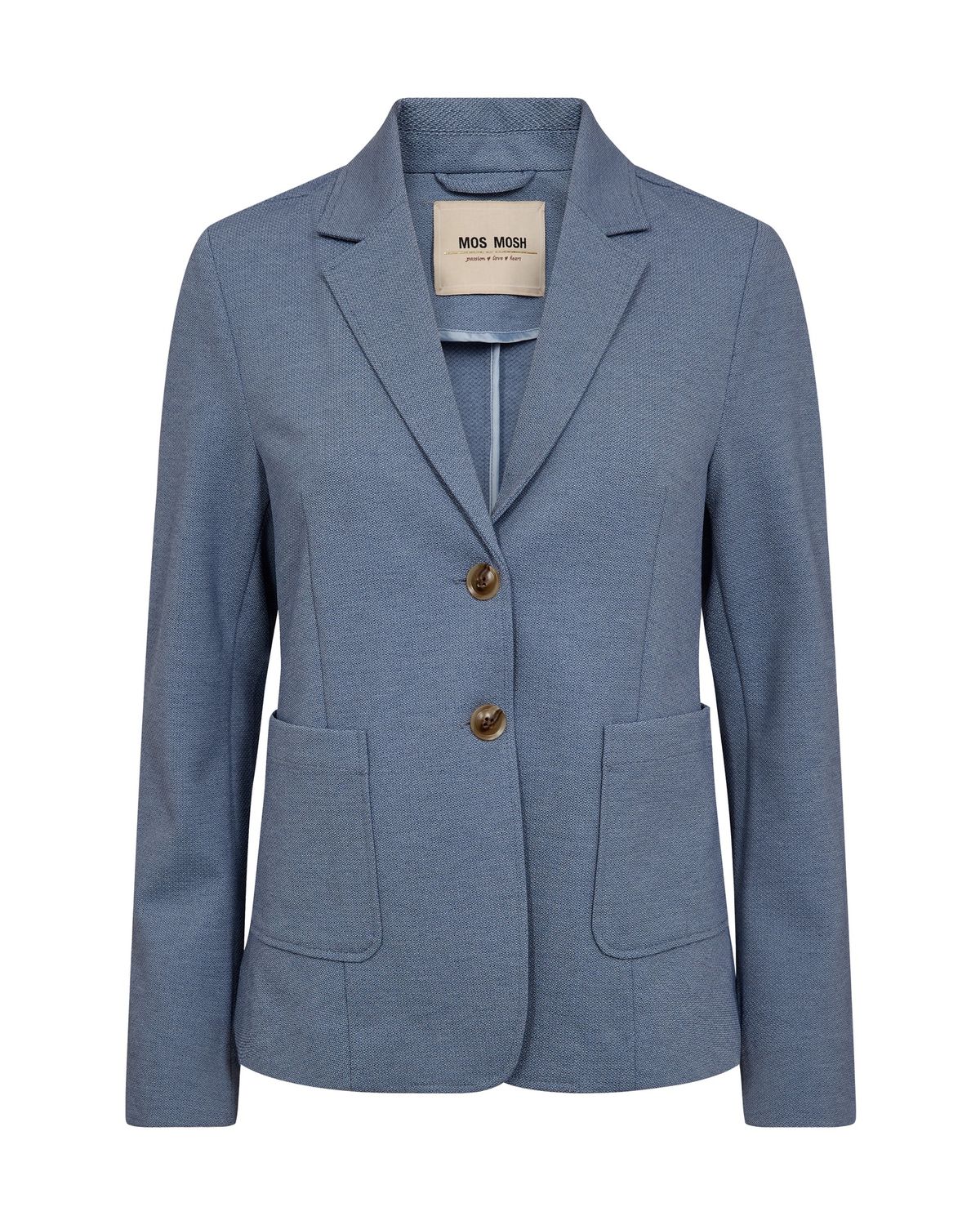 MOS MOSH MMVega Daisi Tailored Blazer 176980, Colour: Crown Blue, Size: 32
