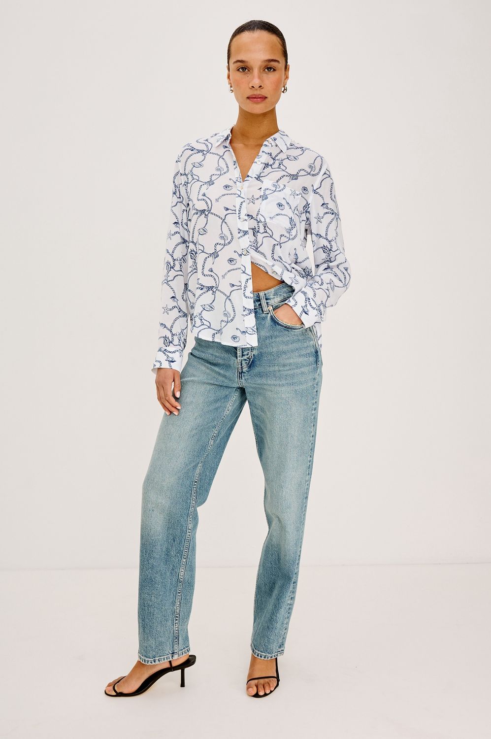 rails Josephine Nautical Chains Shirt 518-620-8608