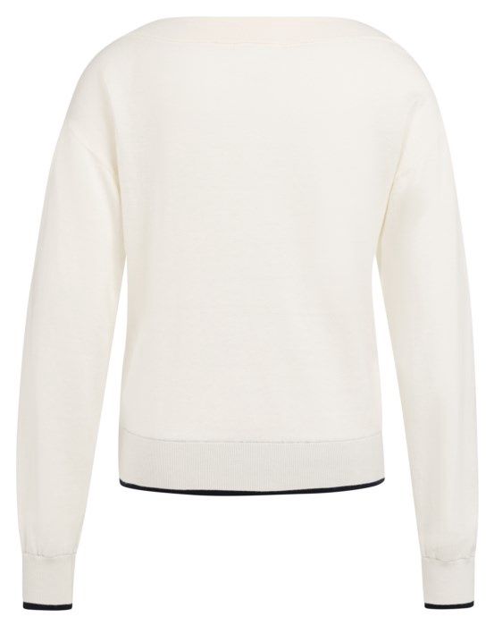 Yaya Boatneck sweater 01000558, Colour: Ecru, Size: XXS