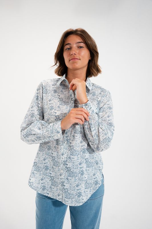 Cuba Coastal Print Shirt – Mat de Misaine