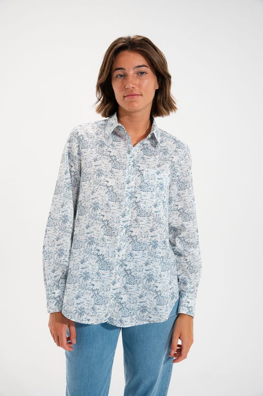 Cuba Coastal Print Shirt – Mat de Misaine