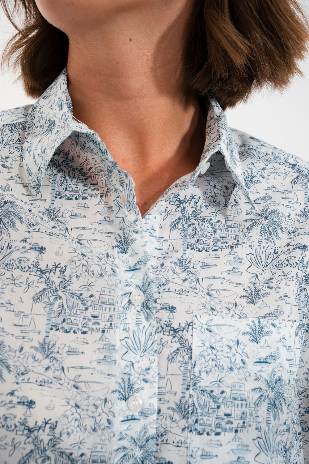 Cuba Coastal Print Shirt – Mat de Misaine, Size: 38