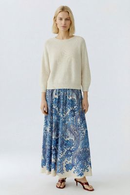 OUI Pullover Offwhite 96746
