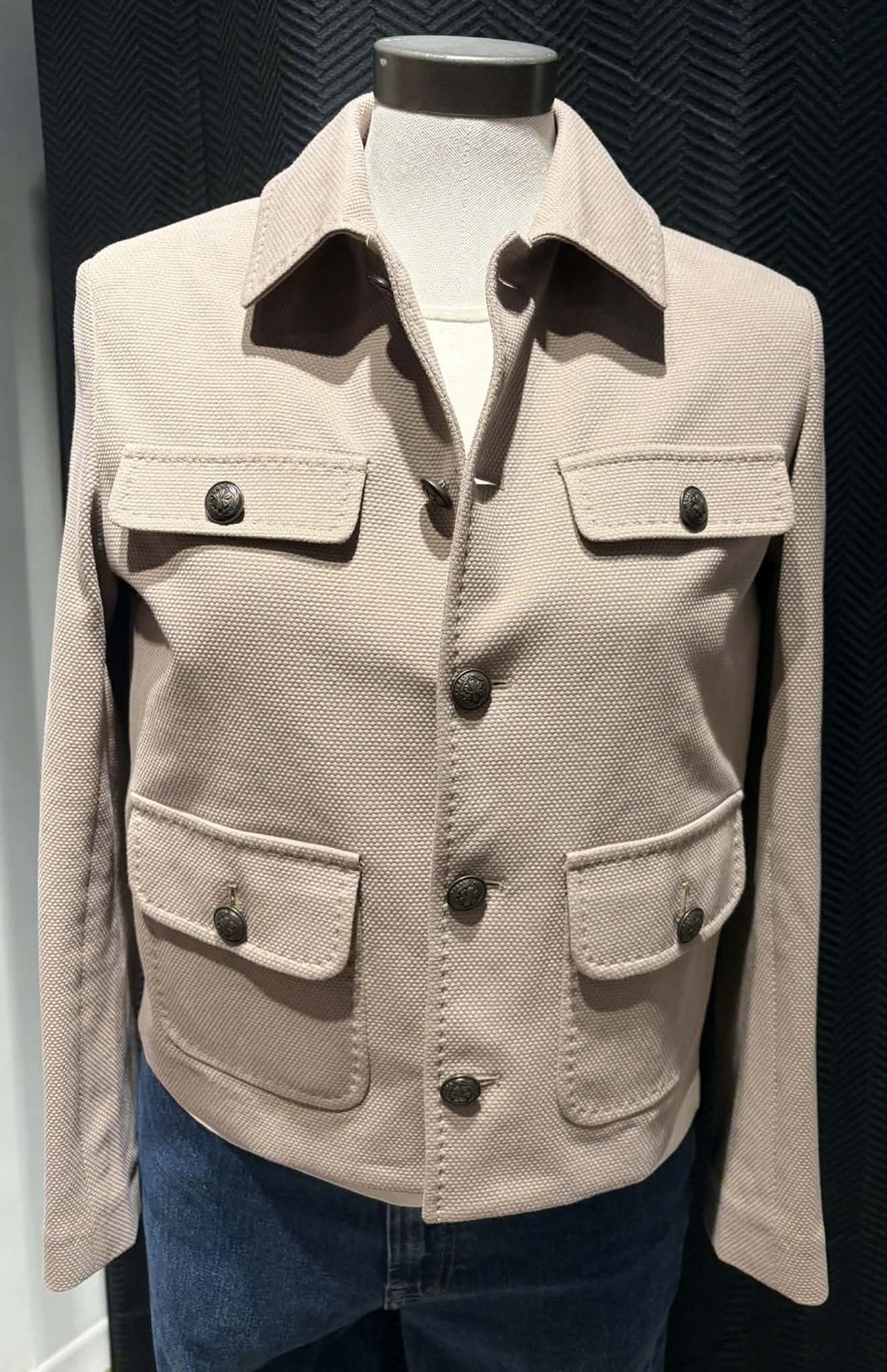 Circolo Veston Cropped Jacket Oxford FD3845