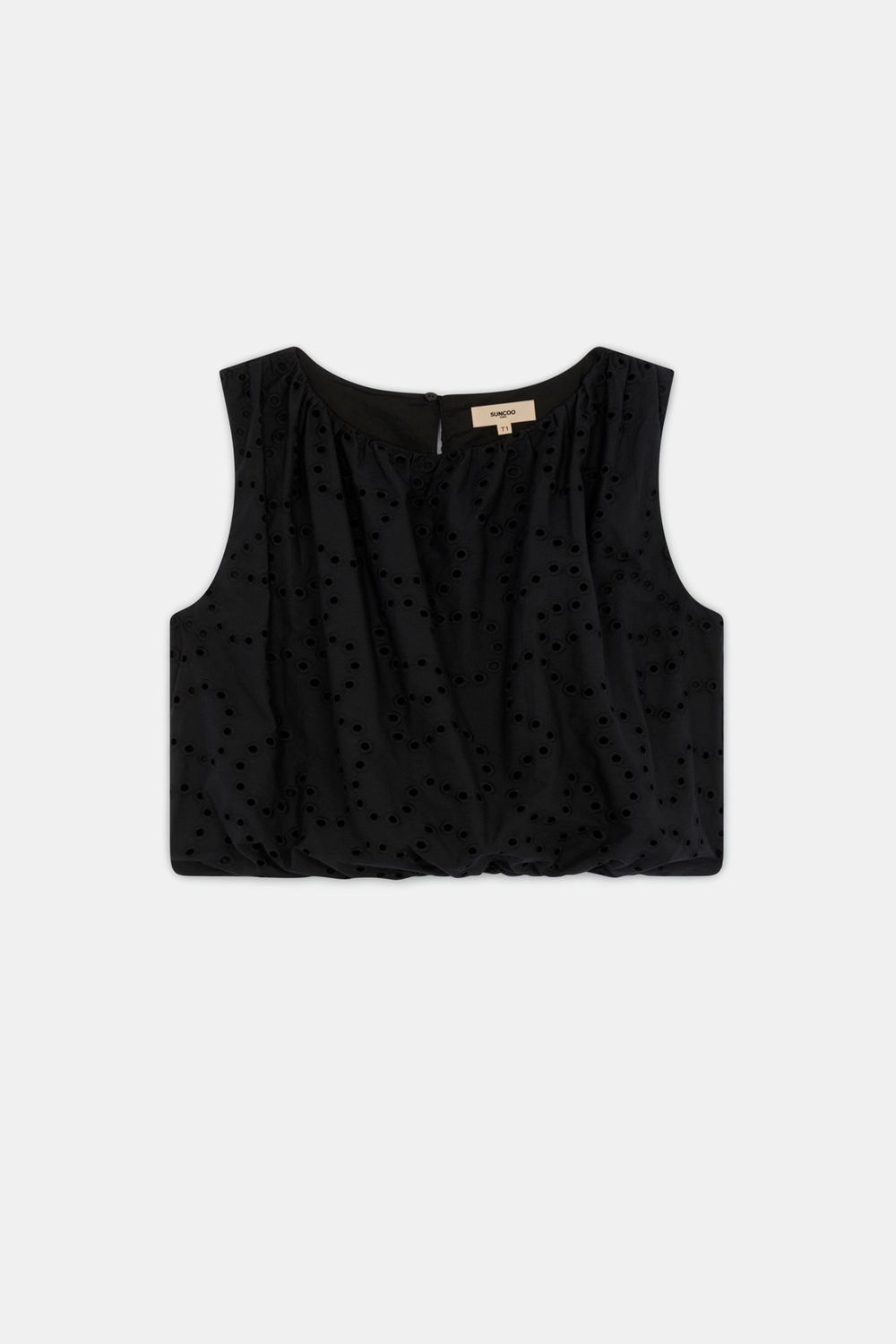Suncoo Paris Lisa Top cropped, Colour: Noir, Size: 0