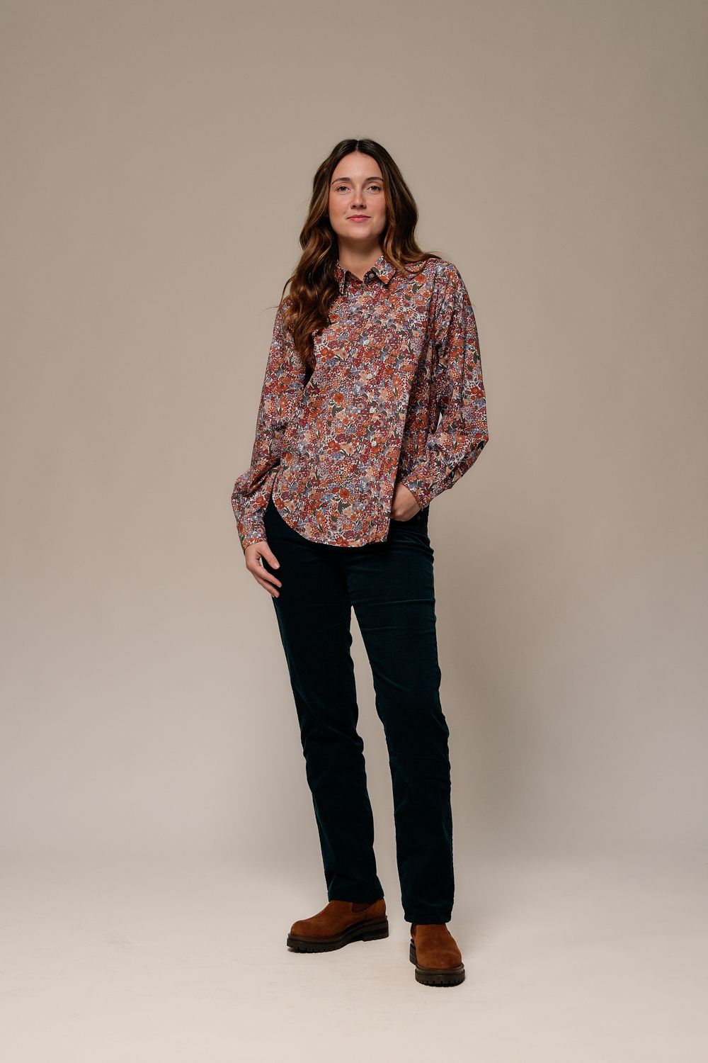 MAT DE MISAINE Cuba Long Floral Shirt 3054