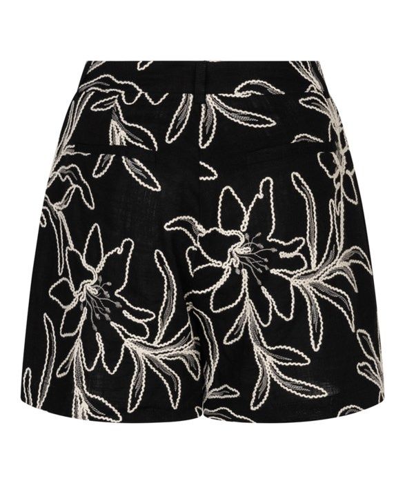 ESQUALO Embroidered Flower Shorts HS2615211