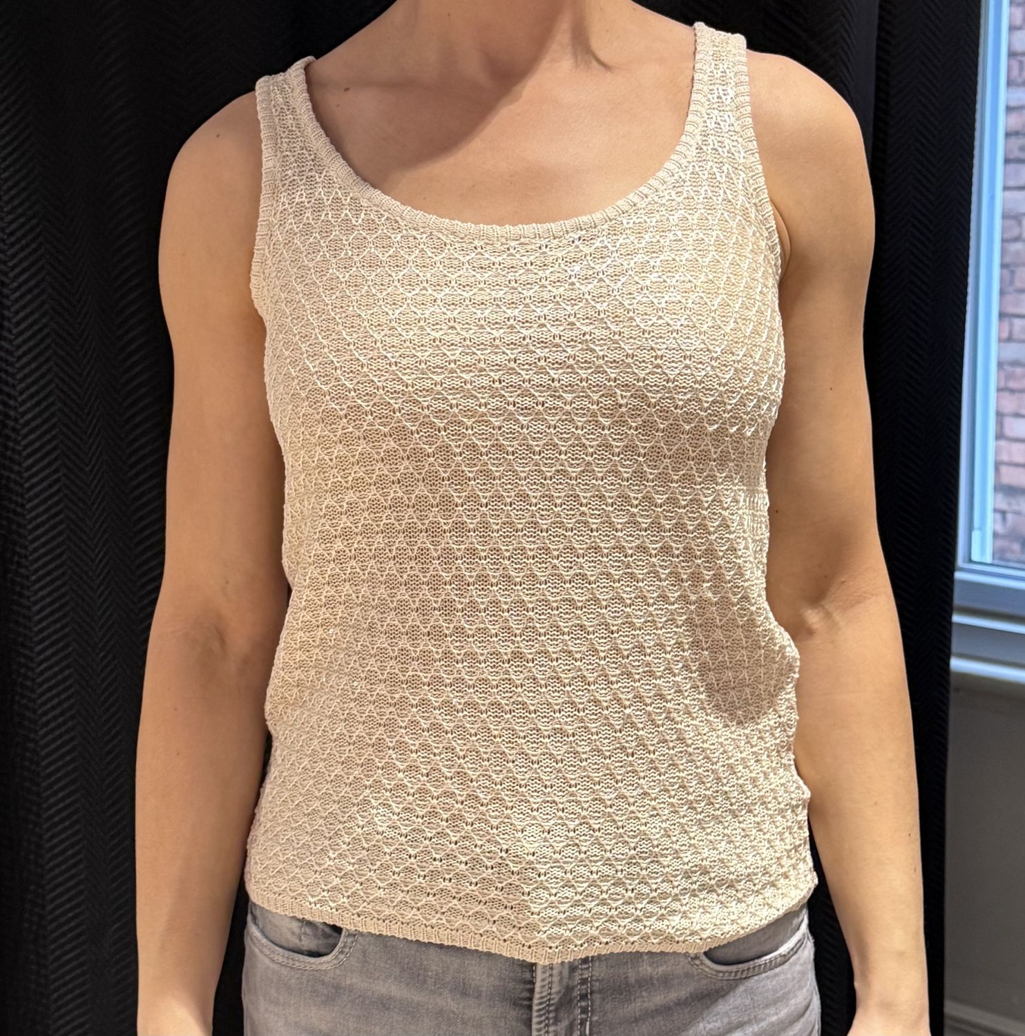 Esqualo Singlet knit sequins HS2602214